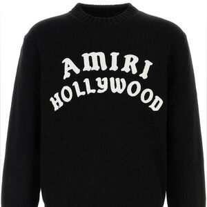 AMIRI Black Hollywood Crewneck Sweatshirt